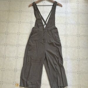 One Clothing Green Striped Jumpsuit